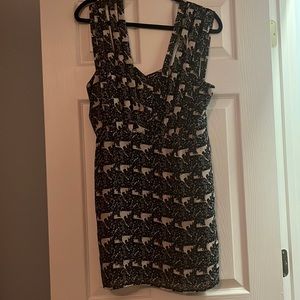 NWT summer dress. Black and white, Anthropology.